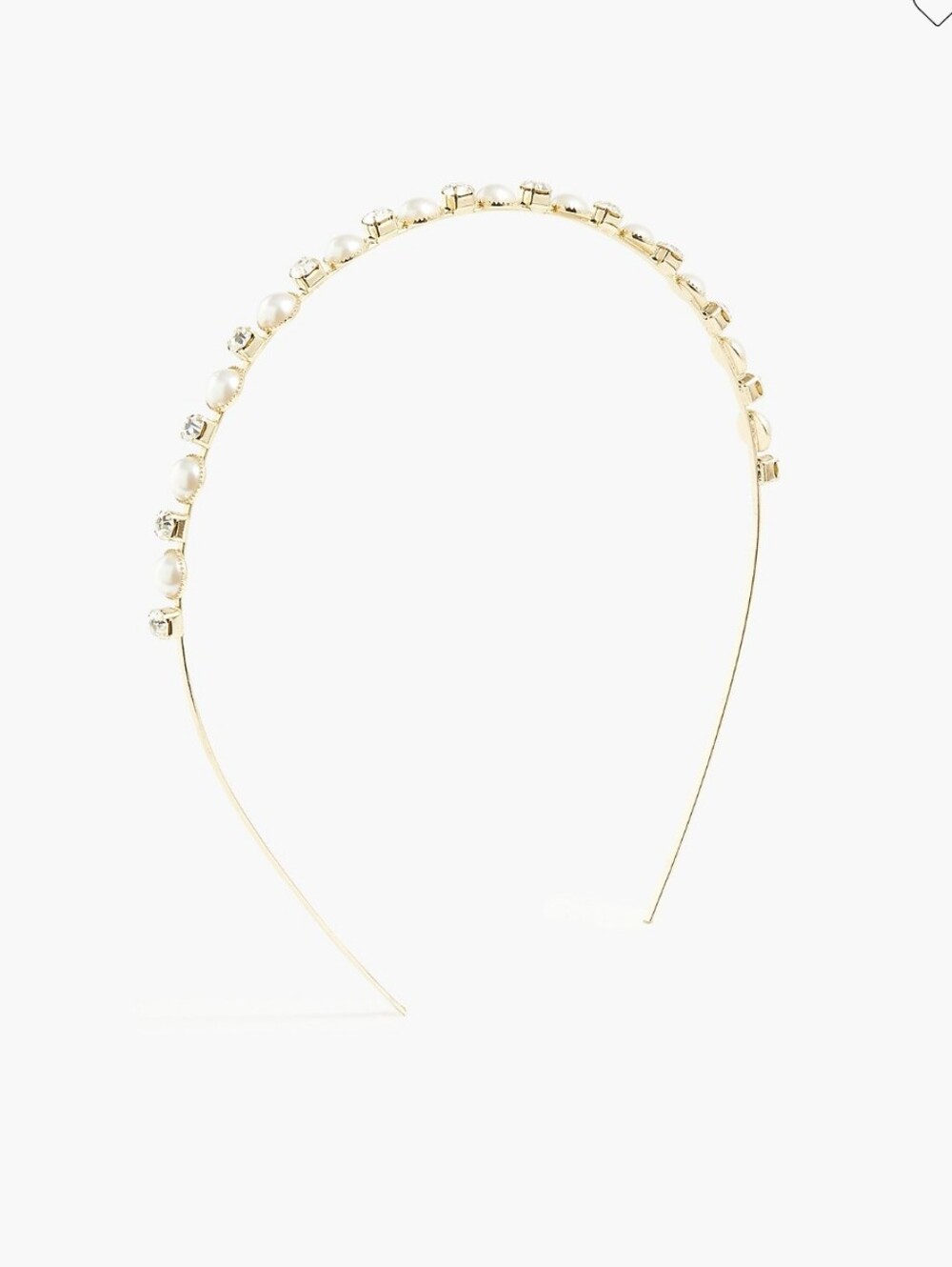 Pearl and gold headband - J. Crew Factory